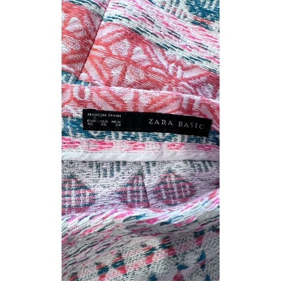 ZARA SKIRT AZTEC ASYMMETRICAL SKIRT WOMENS SIZE S - Picture 8 of 8